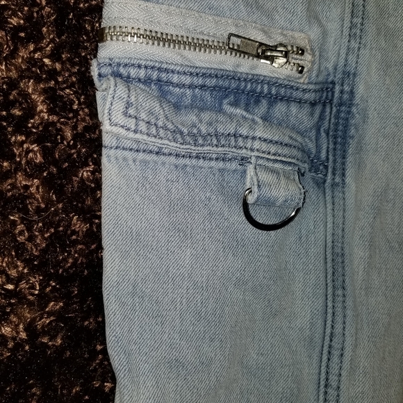 Hot Topic Jogger Jeans Jrs/Teen Sm Cargo Parachute Preppy 90s-y2k - Picture 7 of 8